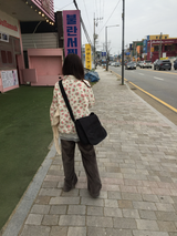ペンネベロアワイドバンディングパンツ（3c）
