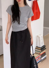 HT Basic Round Short Sleeve T-Shirt (6color)