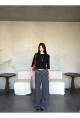 ラウンドカプリハイエンドロングスリーブTシャツ