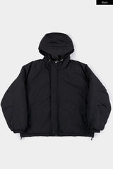 Easy cap hood nylon padded jumper