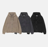 Nerv Pigment Hooded Zip Up (3color)