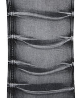 wrinkle denim pants (black)