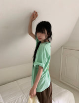[unisex] Mugu Over Fit Printing Short Sleeve Tee