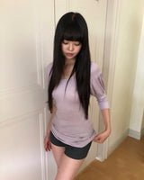 Lahil Puff 7-Sleeve T-Shirt