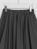 26SS★ [BAONHAUS] Broa Unbalanced Layered Midi Skirt