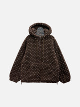 Dotty Pogle Quilted Hooded Zip-Up (3c)
