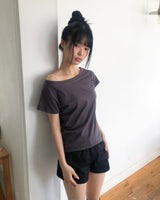 リヴィア ボートネック ショートスリーブ Tシャツ