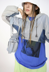 rain short hood jumper(3color)