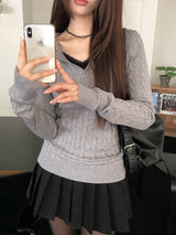 Bacca Slim Cable Hood Knit