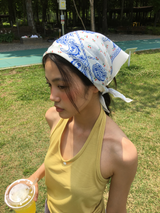 Cherry Paisley Bandana (2color)