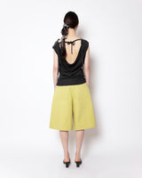 COWL NECK SLEEVELESS (BLACK)