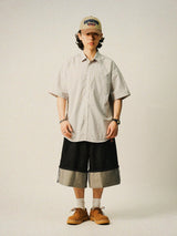 OS Selvage Bermuda Roll-up Denim