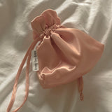 【MADE】Glossy Satin Mini Pouch