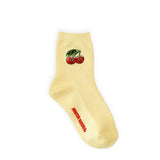 Cherry logo socks Yellow