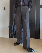 ケルナン ストライプ ベルト スラックス