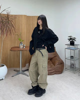 アーロン スエード クロップ ジャケット