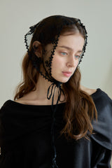 DARLING RIBBON LACE KERCHIEF