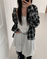 オンブレシャツ