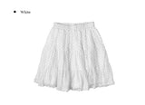 Heon Frill Dot Midi Skirt