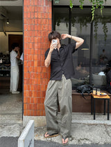 LMN Airy Slit CN Pants (3 colors)