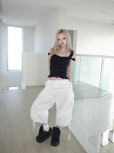 carrot frill top(2 color)