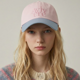 Avivere lettering cap Light pink periwinkle