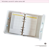 A6 bullets journal 01 yellow series refill