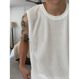 [S/S] Air knit crop sleeveless(5color)