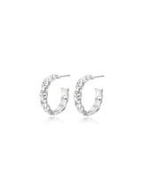 SHINE STAR HOOP EARRINGS (S)