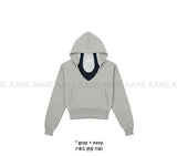 [SET] BUTTON V-HOODIE & HALTER