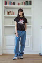 26SS★ チェリーベスティクロップ半袖Tシャツ