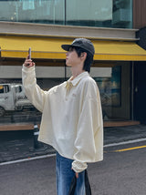ブランククロップカラーTシャツ