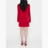 Phoebe Mini Dress Set in Cardinal Red