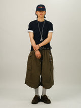 HA ロールアップ レイヤード マッスルフィット ハーフスリーブ Tシャツ
