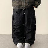 Lead Knee Pin Tuck Hem String Wide Pants