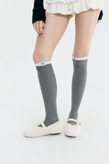 Luv Dept / Ruffle Knee-High Socks 
