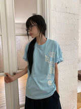 [unisex] Kirai Printing Loose-Fit Short Sleeve Tee