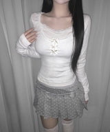 candy ribbon tee (3colors)