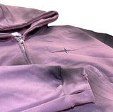 Unisex Tie Dye Over Hooded Zip-Up 2C