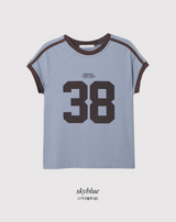 38 スリム半袖Tシャツ (4color)