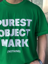 Look Number Purest Lettering Print Overfit Short Sleeve