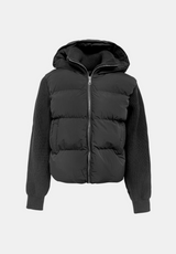 Rion Mixed Knit Puffer Jacket