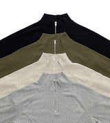 Id cut half zip-up muscle tee