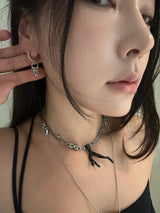 スパイクチェーンメイルイヤリング