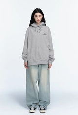 26FW★ Hanging Cats Embroidered Hoodie