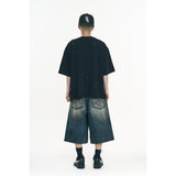 Damage Camo Patch Short Sleeve - Black