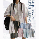 Zuch Oversized Fit Oxford Street Life Short Sleeve Shirt