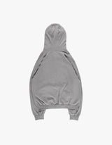 AT SYMBOL APPLIQUE HOODIE CHACOAL