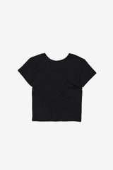 シートンカットアウトクロップTシャツ