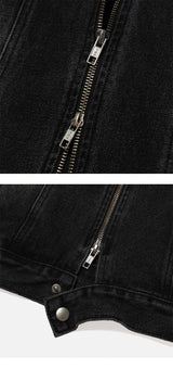 [PROMOTION] Domingo biker denim jacket (2color)